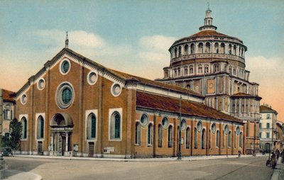 Milán / Milan: kostel S Maria della Grazie (barevné foto) od Italian Photographer