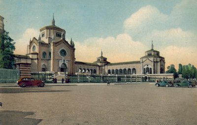 Milán / Milan: Památný hřbitov (barevné foto) od Italian Photographer