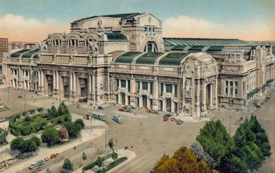Milán / Milan: Stazione Centrale (barevné foto) od Italian Photographer