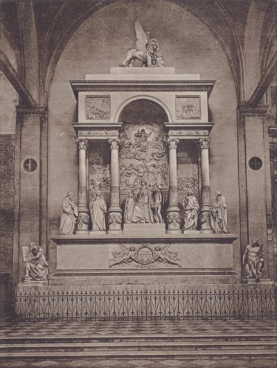 Památník Tiziana (černobílá fotografie) od Italian Photographer