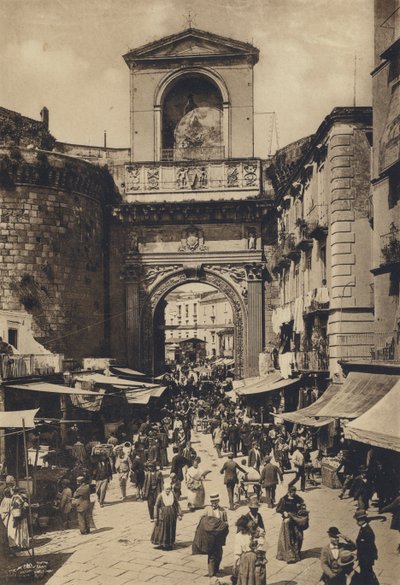 Neapol: Porta Capuana (černobílá fotografie) od Italian Photographer