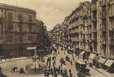 Neapol: Násilí v Římě pro Toledo (b / h foto) od Italian Photographer