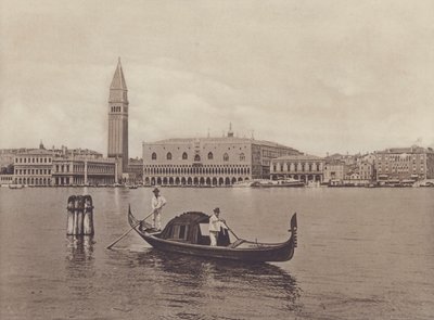 Panorama E Gondola (černobílá fotografie) od Italian Photographer