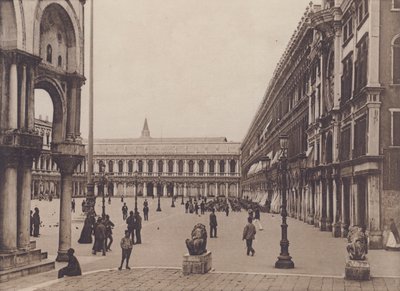 Piazza S Marco Dai Leoncini (černobílá fotografie) od Italian Photographer