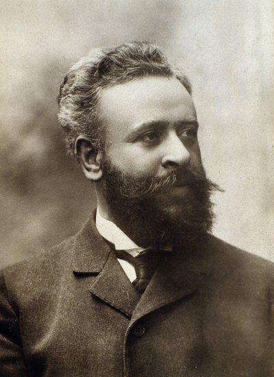 Portrét Alberta Franchettiho (1860-1942), italského skladatele od Italian Photographer
