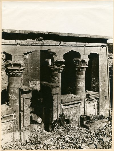 Pronaos z chrámu Mandulis, Kalabsha, Egypt, fotografie Antonia Beata od Italian Photographer