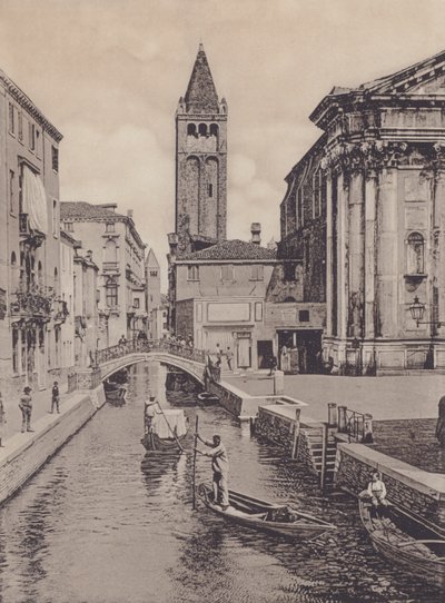 Rio S Barnaba (černobílá fotografie) od Italian Photographer