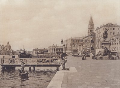 Riva Degli Schiavoni (černobílá fotografie) od Italian Photographer