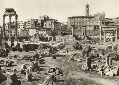 Forum Romanum a bazilika Julia od Italian Photographer