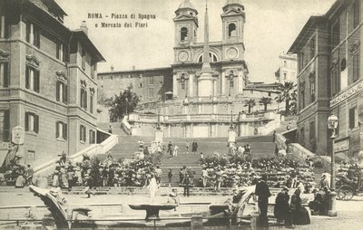 Řím, Itálie, Španělské schody od Italian Photographer