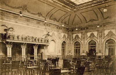 San Remo, Casino Municipale, Zimní zahrada (černobílá fotografie) od Italian Photographer