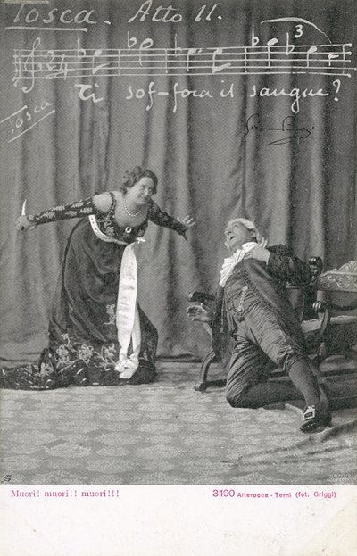 Scéna z Toscy (černobílá fotografie) od Italian Photographer