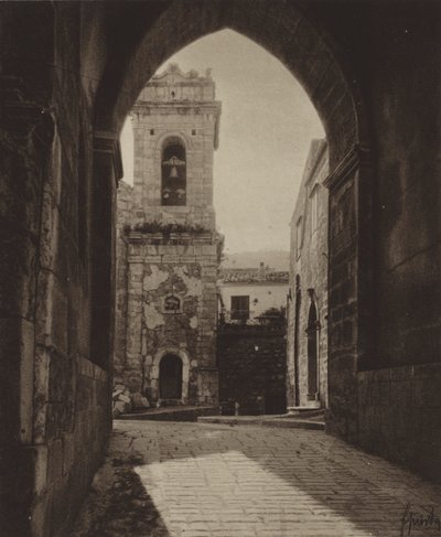 Sicílie / Sicilia: Le Madonie, Petralia (čb fotografie) od Italian Photographer