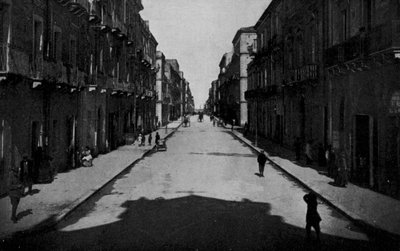 Taranto, Via Anfiteatro (černobílá fotografie) od Italian Photographer