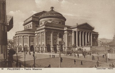 Divadlo Massimo, Palermo, Sicílie od Italian Photographer