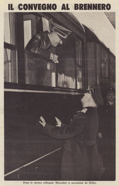 Brennerova konference (čb fotografie) od Italian Photographer