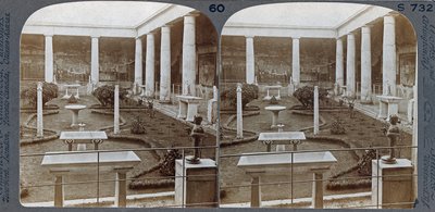 Dům Vettii, Pompeje, z knihy The Underwood Travel Library, 1895 (sépiová fotografie) od Italian Photographer