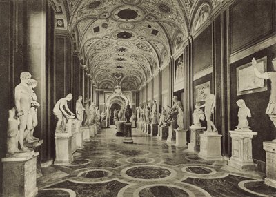 Vatikánské muzeum, interiér sochařského sálu od Italian Photographer