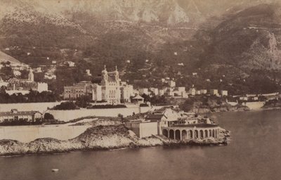 Záliv Montecarlo, 07/1887 (černobílá fotografie) od Italian Photographer