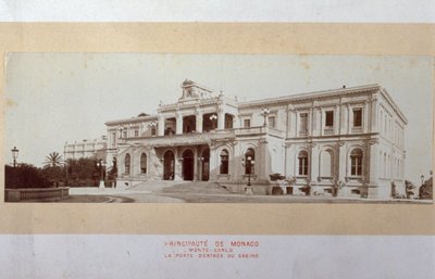 Hlavní fasáda kasina Montecarlo v polovině výstavby od Italian Photographer