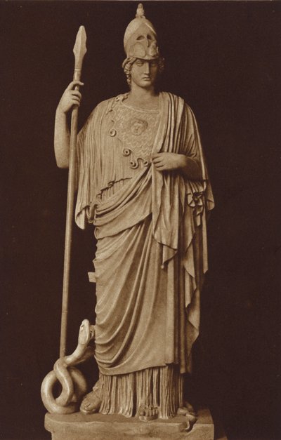 Socha Minervy ve Vatikánském muzeu v Římě od Italian Photographer