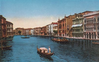 Benátky/Benátky: Canal Grande u Ca