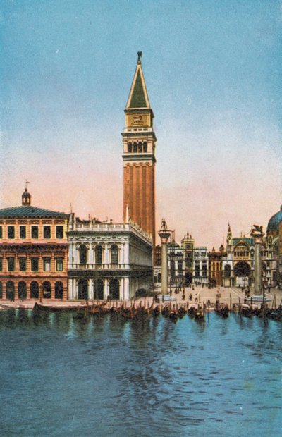 Benátky/Benátky: Piazzetta s Marco dal Mare (barevné foto) od Italian Photographer