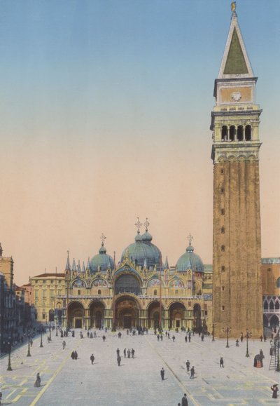 Benátky, kostel San Marco a Campanile (barevné fotografie) od Italian Photographer