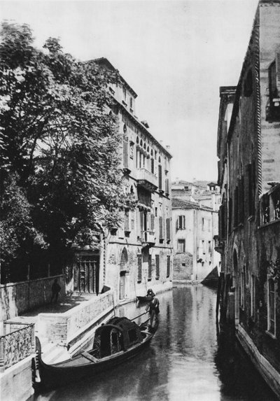 Benátky, Palazzo Van-Axel (černobílá fotografie) od Italian Photographer