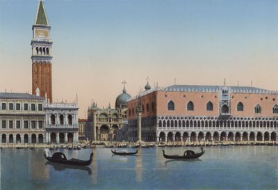 Venezia, Piazzetta San Marco a Palazzo Ducale v Laguna od Italian Photographer