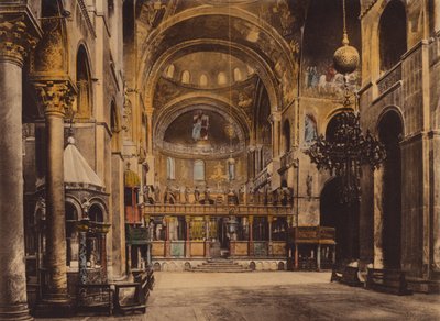 Venezia / Benátky: Uvnitř kostela S Marco (barevné foto) od Italian Photographer