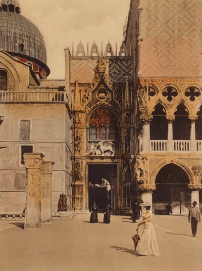 Benátky / Venice: Porta della Carta (barevná fotografie) od Italian Photographer