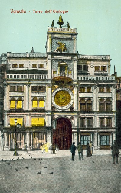 Benátky, Itálie, Torre Dell Orologio od Italian Photographer