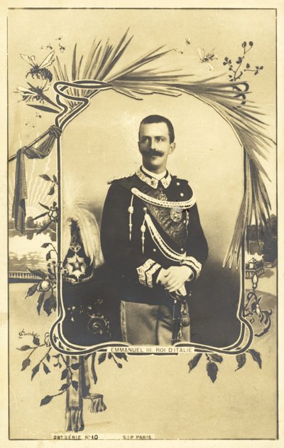 Viktor Emanuel III., italský král od Italian Photographer