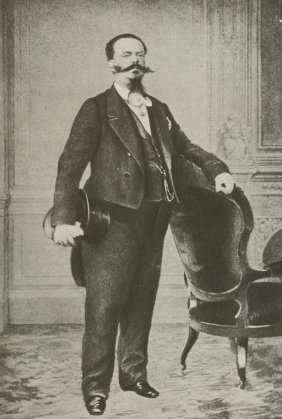 Viktor Emanuel II., italský král (černobílá fotografie) od Italian Photographer