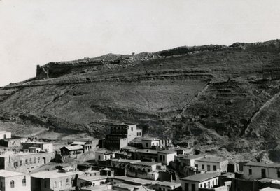 Pohled na helénistické hradby v severovýchodním rohu Akropole, Ammán, Jordánsko od Italian Photographer