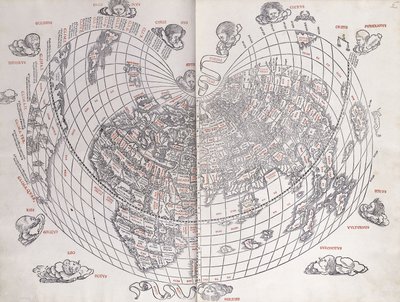 Mapa světa, 1511 od Italian School