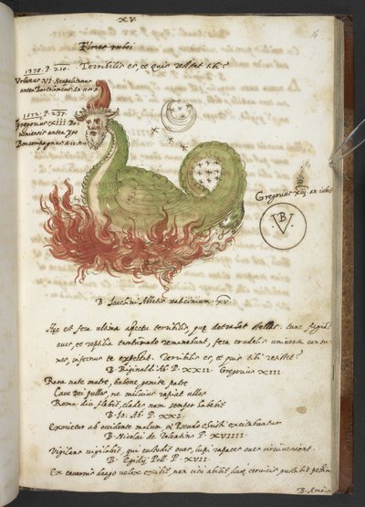 Přidejte MS 17432 „Proroctví a obrazy patnáctého papeže, od Joachima z Fiore...“ (inkoust a barva na papíře) od Italian School