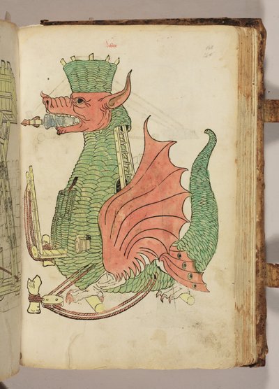 Ilustrace z knihy De re militari (O vojenském umění) od Roberta Valturia (1413-1484) od Italian School