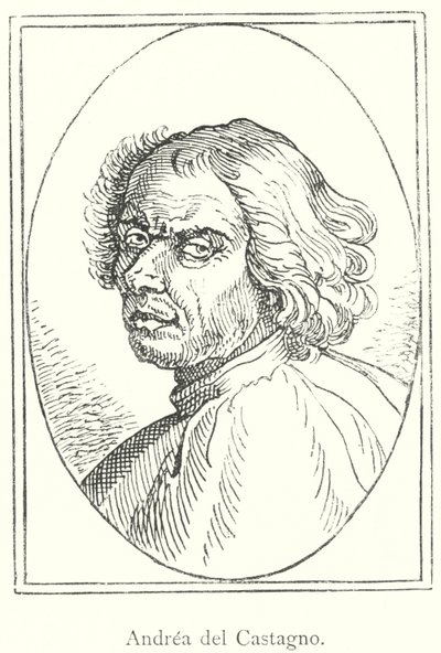 Andrea del Castagno (rytina) od Italian School
