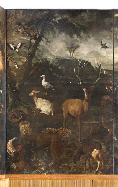 Zvířata, mýtus o Orfeovi, detail od Italian School