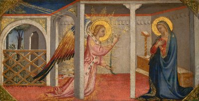 Zvěstování, Florencie, počátek poloviny 15. století (tempera na panelu) od Italian School