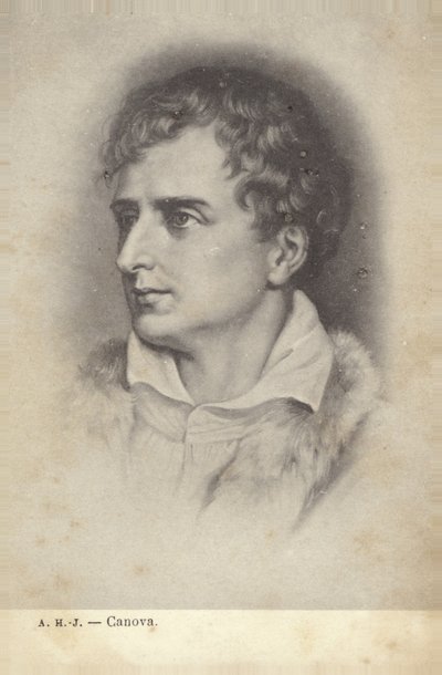 Antonio Canova, italský sochař (litografie) od Italian School