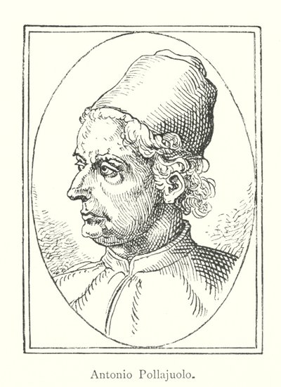 Antonio Pollajuolo (rytina) od Italian School