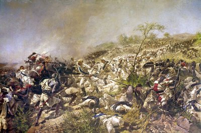 Bitva u Dogali: Itálie v Eritreji v únoru 1887. od Italian School