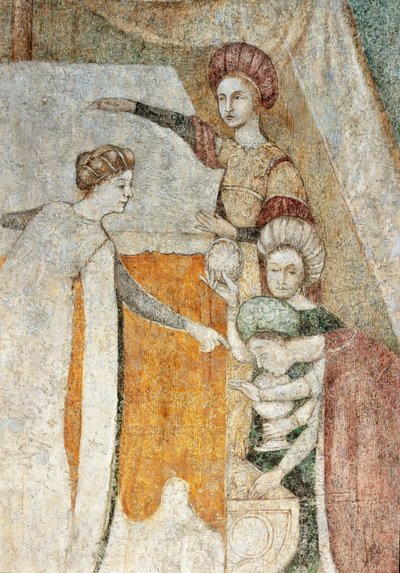 Bicocca degli Arcimboldi: freska z 15. století, detail (freska) od Italian School