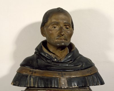 Busta sv. Antonina (1389-1459) (malované dřevo) od Italian School