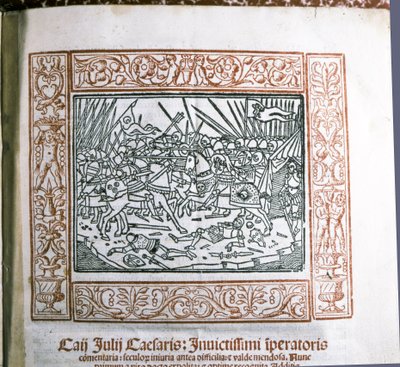 CAESAR Gaius Iulius: 15..., cca 1511 (miniatura) od Italian School