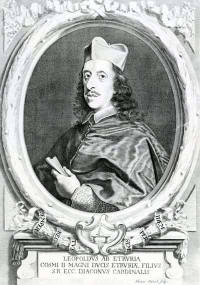 Kardinál Leopold de Medici (1617-1675) od Italian School
