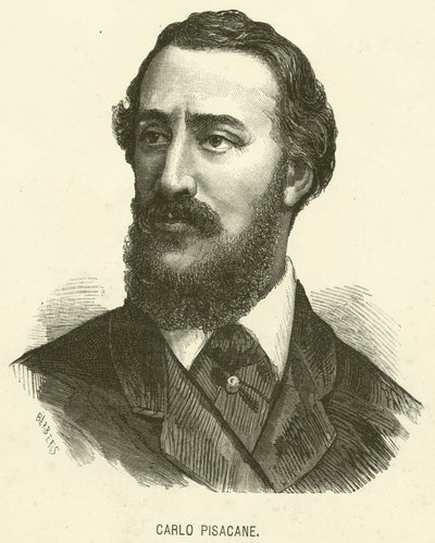 Carlo Pisacane (rytina) od Italian School